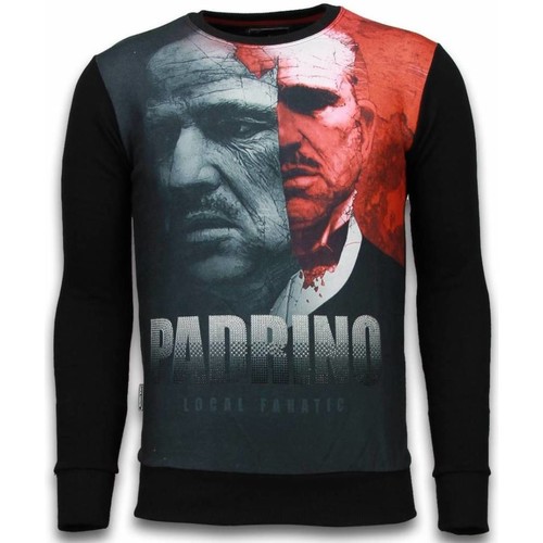 Textiel Heren Sweaters / Sweatshirts Local Fanatic El Padrino Two Faced Digital Zwart