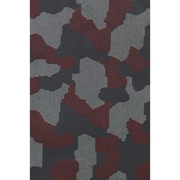 Tony Backer Blouse Dotted Camouflage Pattern Violet