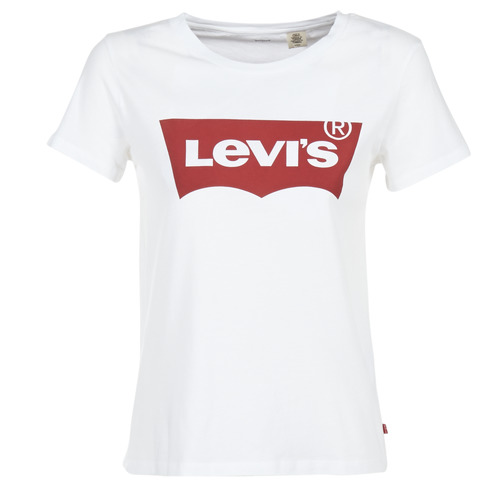 niezen Revolutionair vieren Levi's THE PERFECT TEE Wit - Gratis levering | Spartoo.nl ! - Textiel T- shirts korte mouwen Dames € 20,30