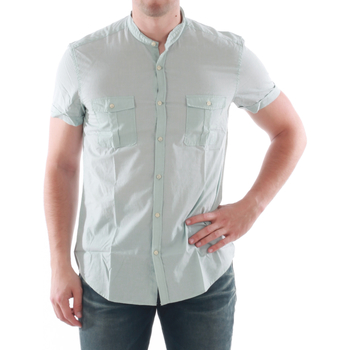 Textiel Heren Overhemden korte mouwen Antony Morato AMT05211 Groen