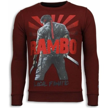 Textiel Heren Sweaters / Sweatshirts Local Fanatic Rambo Rhinestone Rood