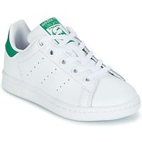 Schoenen Kinderen Lage sneakers adidas Originals STAN SMITH C Wit / Groen