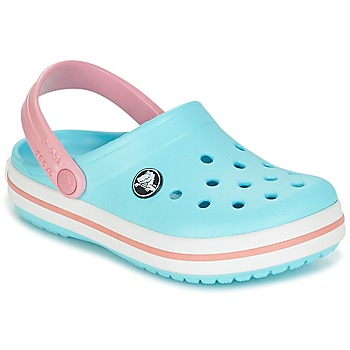 Schoenen Kinderen Klompen Crocs Crocband Clog Kids Blauw / Roze