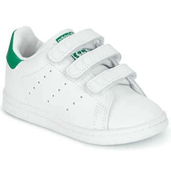 Schoenen Kinderen Lage sneakers adidas Originals STAN SMITH CF I Wit / Groen