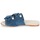 Schoenen Dames Leren slippers KG by Kurt Geiger NAOMI-BLUE Blauw