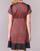 Textiel Dames Korte jurken Sisley ZEBRIOLO Rood / Zwart