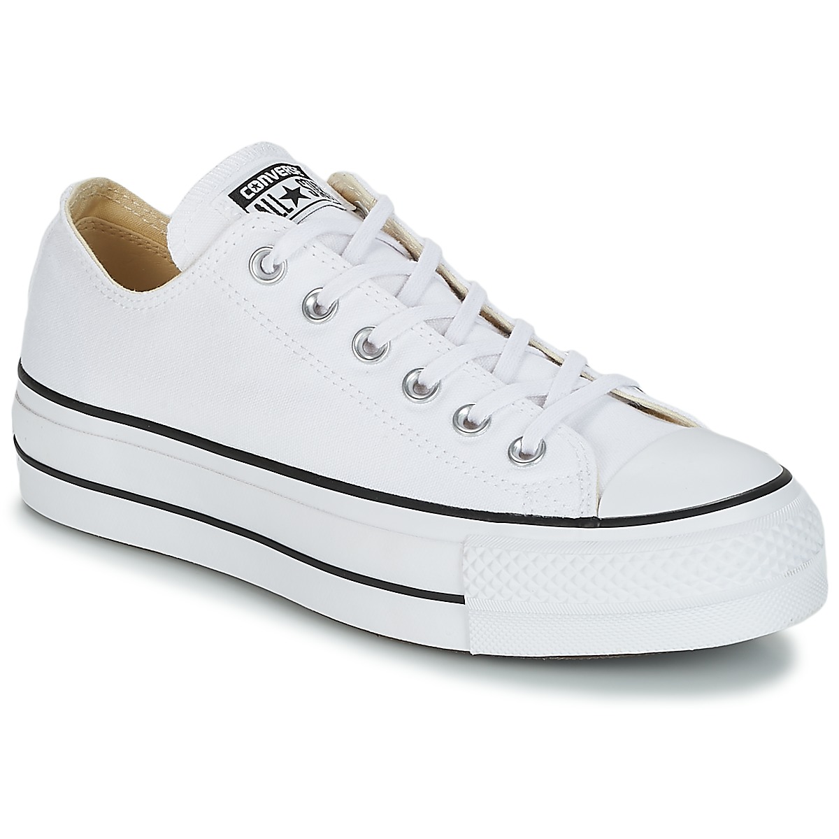 Converse Dames Sneakers Chuck Taylor Allstar Lift - Wit - Maat 37