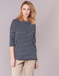 Textiel Dames Sweaters / Sweatshirts Vero Moda VMULA Marine / Wit