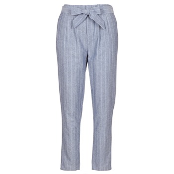 Textiel Dames 5 zakken broeken Betty London IKARALE Blauw / Wit