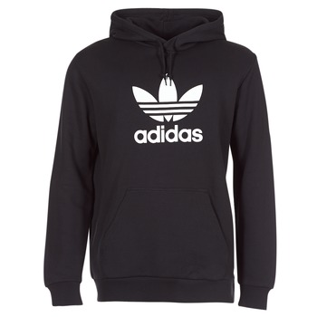 adidas Originals Trefoil Hoodie Sweatshirt Mannen Zwarte Xs