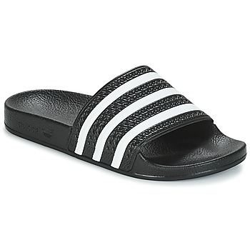 Schoenen slippers adidas Originals ADILETTE Zwart / Wit
