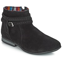 Schoenen Dames Laarzen Minnetonka DIXON BOOT Zwart