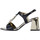 Schoenen Dames Sandalen / Open schoenen Apepazza NERO HEEL SANDAL Zwart