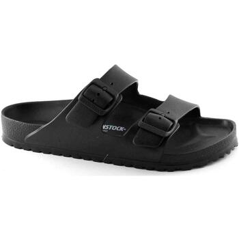 Schoenen Heren Leren slippers Birkenstock BIR-CCC-129421-NE Zwart