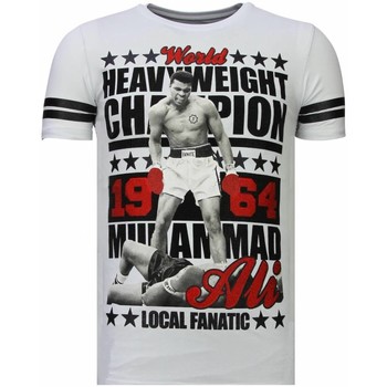 Textiel Heren T-shirts korte mouwen Local Fanatic Greatest Of All Time Ali Wit
