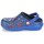 Schoenen Kinderen Klompen Crocs CLASSIC LINED GRAPHIC CLOG K Blauw