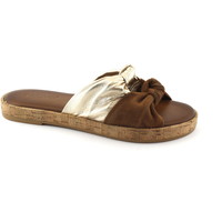 Schoenen Dames Leren slippers Inuovo INU-E18-8275-CO Goud