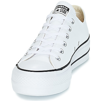 Converse CHUCK TAYLOR ALL STAR LIFT CLEAN OX LEATHER Wit