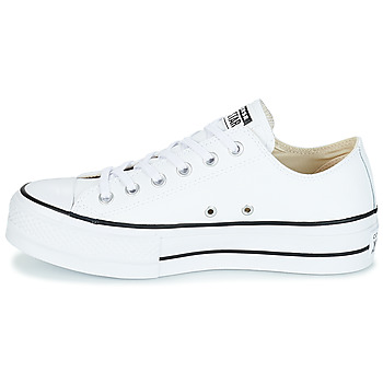 Converse CHUCK TAYLOR ALL STAR LIFT CLEAN OX LEATHER Wit