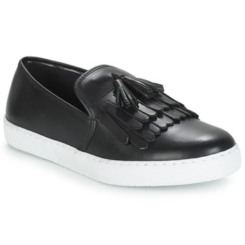 Schoenen Lage schoenen Instappers Bosccolo Instappers zwart zakelijke stijl 