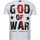 Textiel Heren T-shirts korte mouwen Local Fanatic God Of War Rhinestone Wit