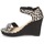 Schoenen Dames Sandalen / Open schoenen Moony Mood IVONGA Zwart / Luipaard