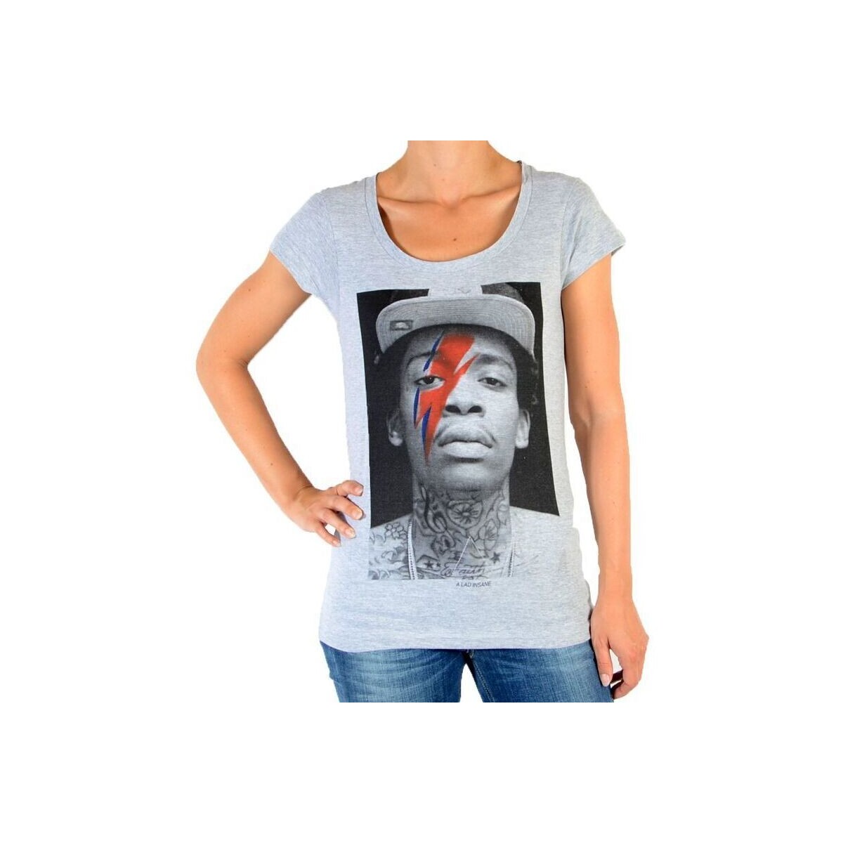 Textiel Dames T-shirts & Polo’s Eleven Paris 32652 Grijs