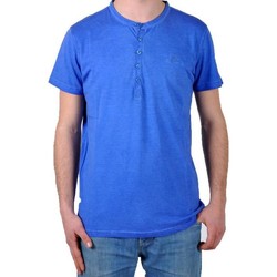 Textiel Heren T-shirts korte mouwen Joe Retro 16301 Blauw