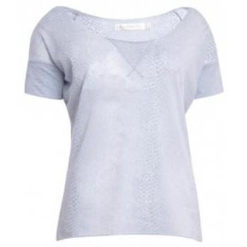 Textiel Dames T-shirts korte mouwen So Charlotte Tight short sleeves Tee all snake T53-406-00 Gris Grijs