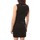 Textiel Dames Korte jurken Dress Code Robe Wind V002 Noir Zwart