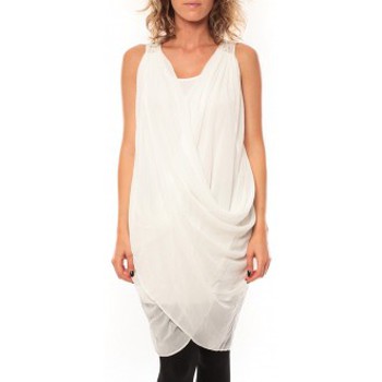 Textiel Dames Jurken By La Vitrine ROBE Blakie SL Short Dress  Blanc Wit