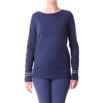 Textiel Dames T-shirts met lange mouwen Little Marcel T-shirt Tigalon H14IBF240 Bleu Blauw