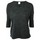 Textiel Dames T-shirts korte mouwen Vero Moda Poda Cool 3/4 Top GA 10115471 Noir Zwart