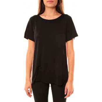 Textiel Dames T-shirts korte mouwen Coquelicot T-shirt CQTW14311 Noir Zwart