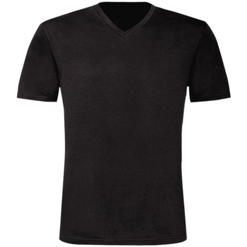 Textiel Heren T-shirts korte mouwen B And C TU006 Zwart