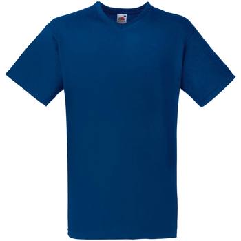 Textiel Heren T-shirts korte mouwen Fruit Of The Loom 61066 Blauw