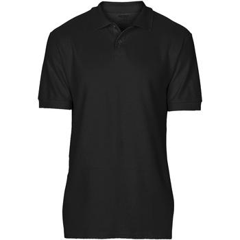 Gildan Softstyle Heren Korte Mouw Dubbel Pique-Pique Poloshirt (Zwart)