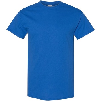 Textiel Heren T-shirts korte mouwen Gildan Heavy Blauw