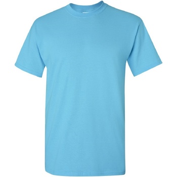 Textiel Heren T-shirts korte mouwen Gildan Heavy Blauw