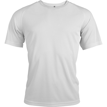 Textiel Heren T-shirts met lange mouwen Kariban Proact PA438 Wit
