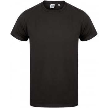 Textiel Heren T-shirts korte mouwen Skinni Fit SF122 Zwart