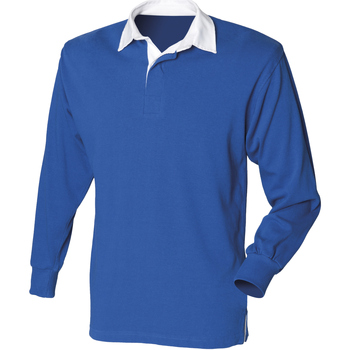 Textiel Heren Polo's lange mouwen Front Row Rugby Blauw