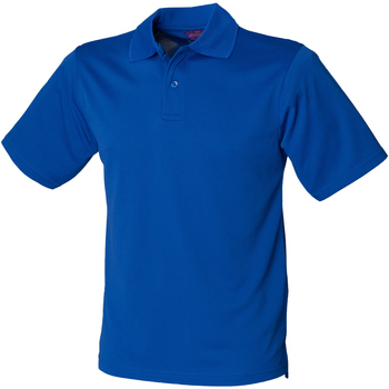 Textiel Heren Polo's korte mouwen Henbury HB475 Blauw