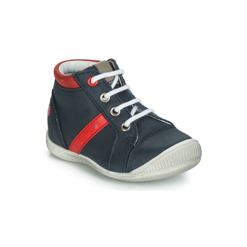Schoenen Jongens Hoge sneakers GBB TARAVI Marine / Rood