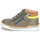 Schoenen Jongens Hoge sneakers GBB QUITO Grijs / Geel
