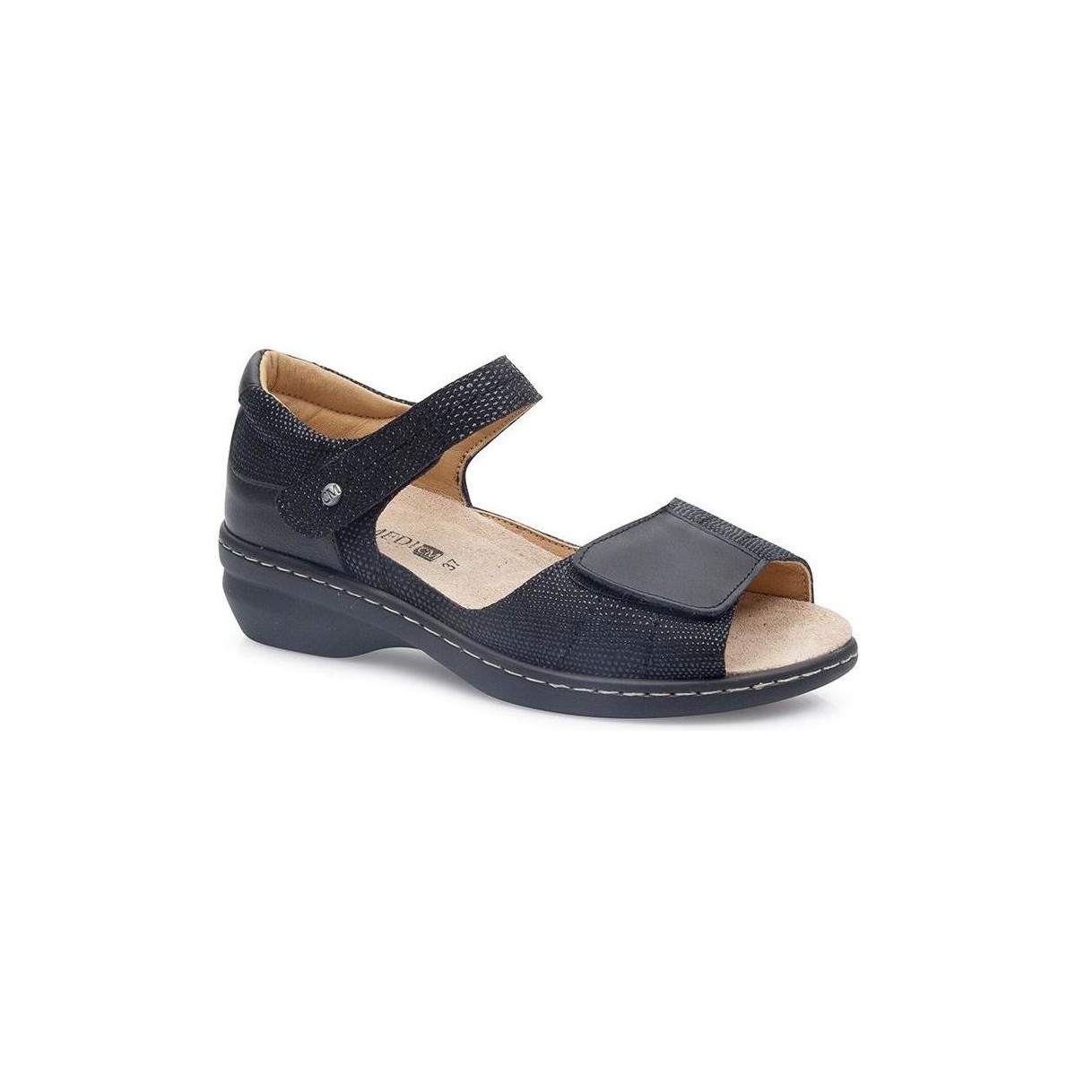Schoenen Dames Sandalen / Open schoenen Calzamedi FASHION SANDAL Zwart