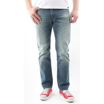Textiel Heren Straight jeans Lee Blake Worn Green L730DAUJ Blauw