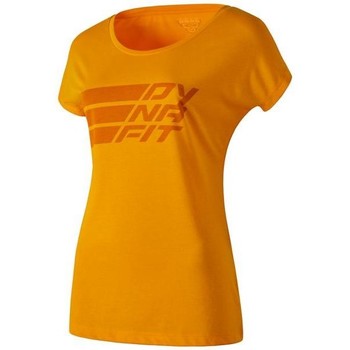 Textiel Dames T-shirts korte mouwen Dynafit Compound Dri-Rel Co W S/s Tee 70685-4630 Oranje