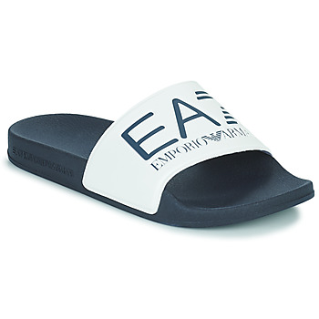 Schoenen slippers Emporio Armani EA7 SEA WORLD VISIBILITY SLIPPER Wit / Marine