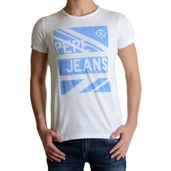Textiel Jongens T-shirts korte mouwen Pepe jeans 37420 Wit